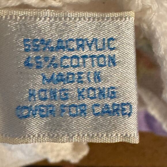 Vtg Components by Susan Bristol Hand Embroidered Floral Pullover Sweater - Picture 7 of 7